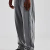 Acid Exposed Seam Jogger - Charcoal