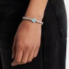 Baby Blue Motif Tennis Bracelet