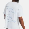 Back Quote Oversized T-Shirt - White