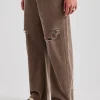 Baggy Cord Trouser - Taupe