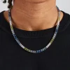 Blue & Green Ombre Tennis Chain - 5mm