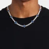 Blue Motif Tennis Chain