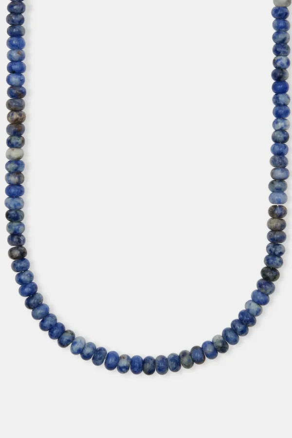 Blue Point Natural Stone Necklace