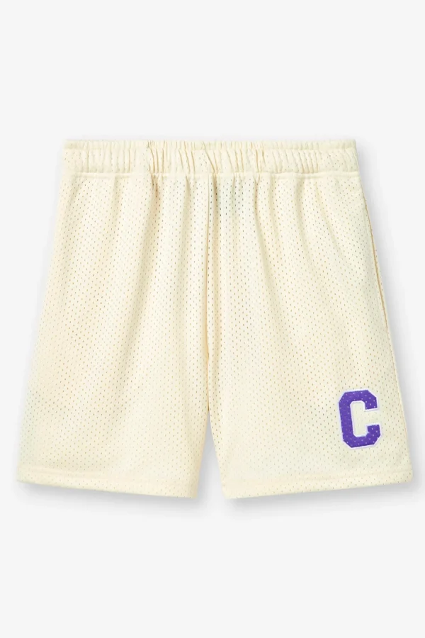 C Mesh Shorts - Cream