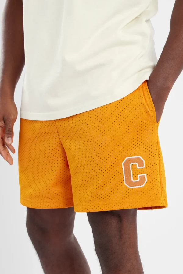 C Mesh Shorts - Orange