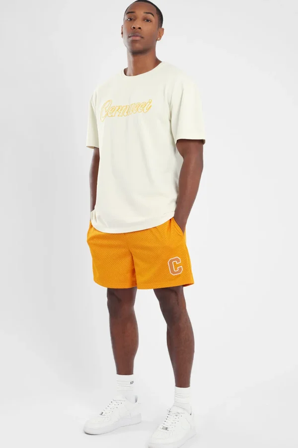 C Mesh Shorts - Orange