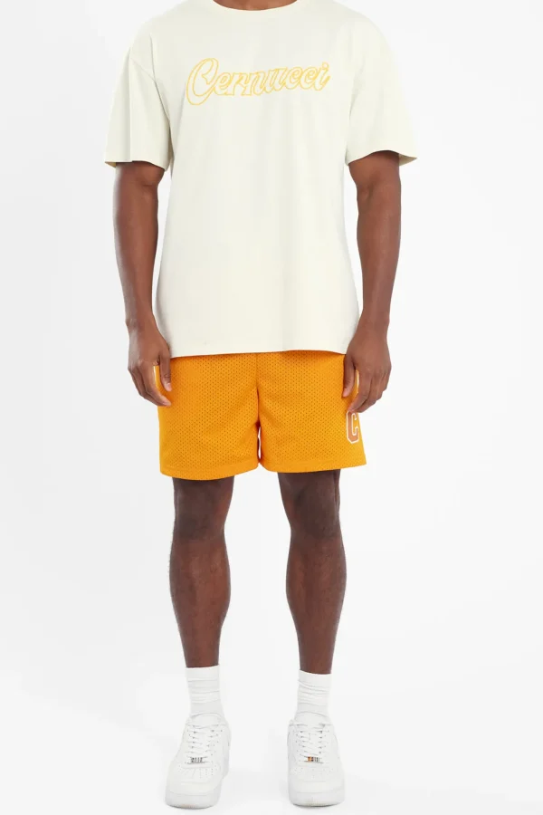 C Mesh Shorts - Orange