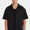 Carpenter Nylon Embroidered Shirt - Black