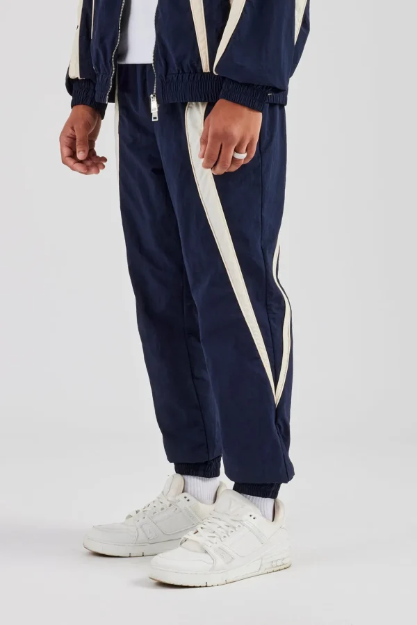 CCC Nylon Cuffed Jogger - Navy Blue