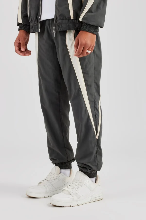 CCC Nylon Cuffed Jogger - Charcoal