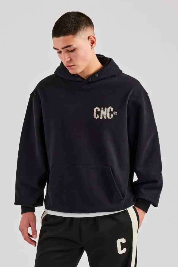 Cernucci 17 Studios Oversized Hoodie - Black