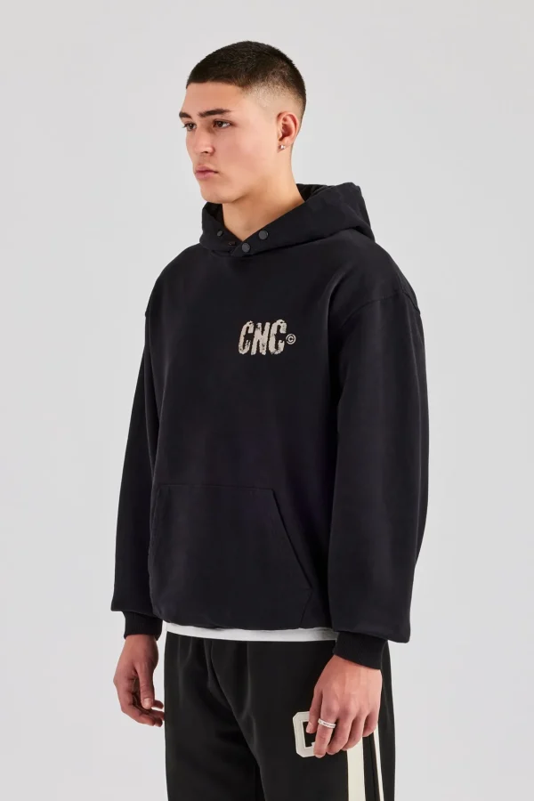 Cernucci 17 Studios Oversized Hoodie - Black