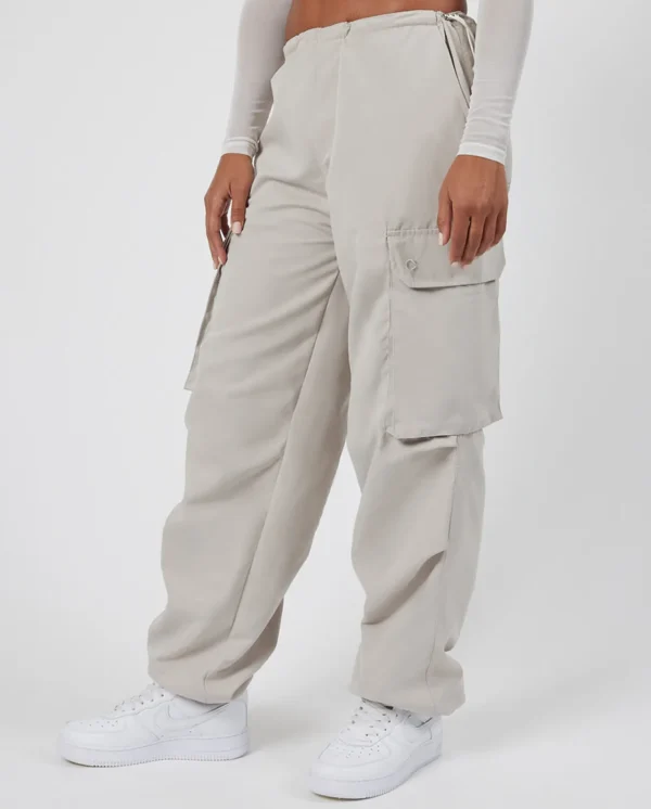 Cernucci Cargo Parachute Trouser - Stone