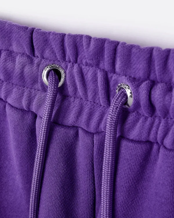 Cernucci Embroidered Jogger - Purple