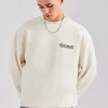 Cernucci Embroidered Oversized Sweatshirt - Off White