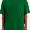 Cernucci Font Oversized T-Shirt - Dark Green