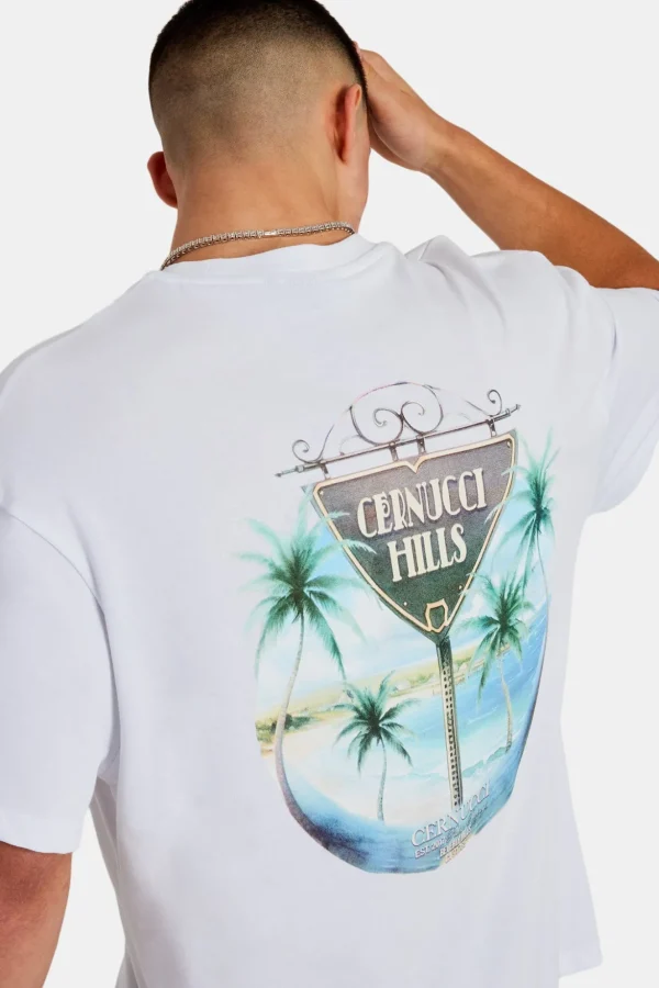 Cernucci Hill Oversized T-Shirt - White