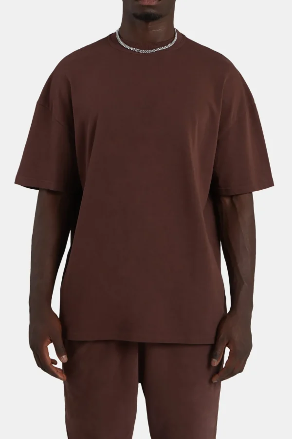 Cernucci Limited Oversized T-Shirt - Chestnut