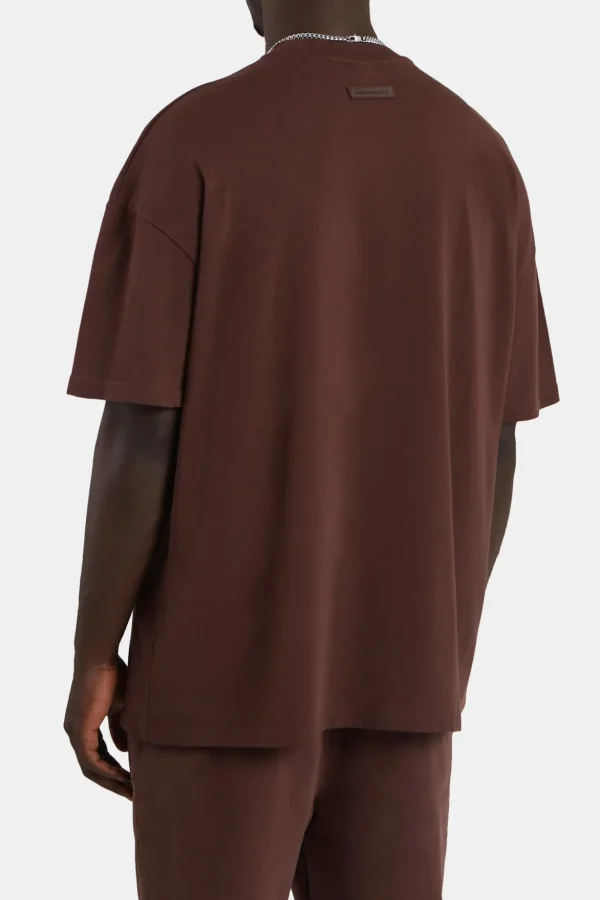 Cernucci Limited Oversized T-Shirt - Chestnut