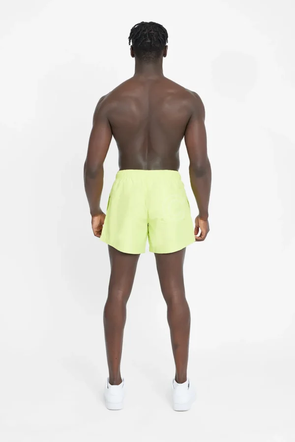 Cernucci Logo Swim Shorts - Lime