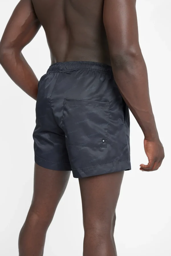 Cernucci Monogram Swimshorts - Black