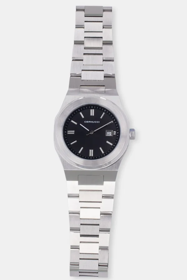 Cernucci Polished Watch - Black