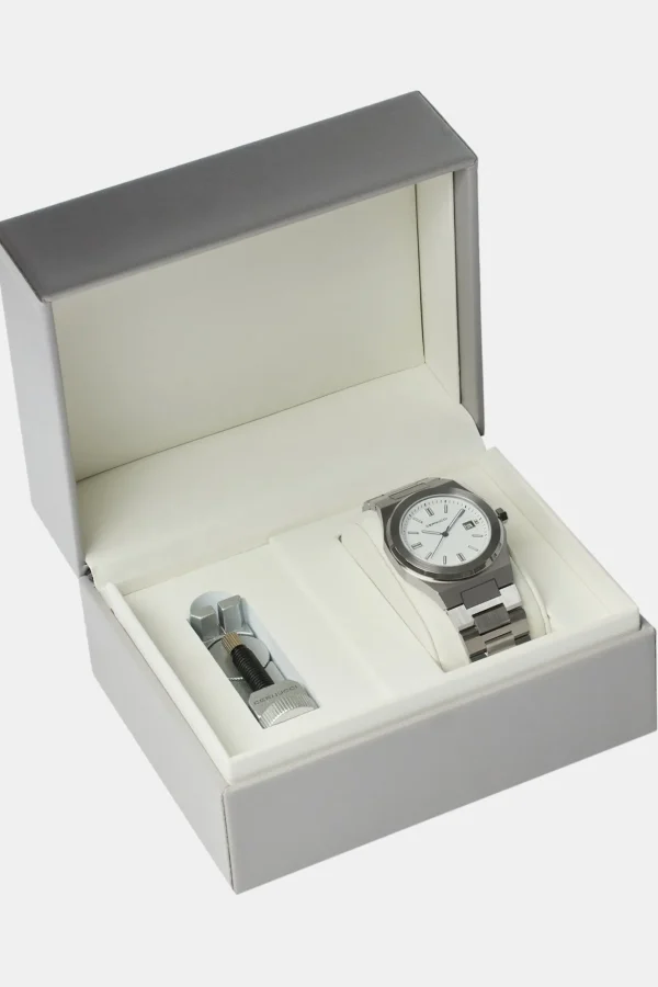 Cernucci Polished Watch - White