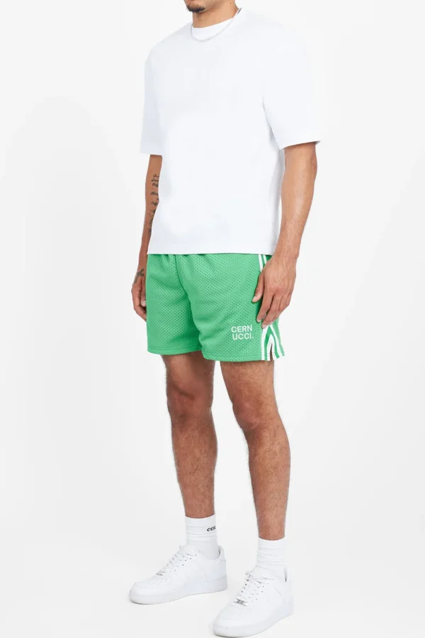 Cernucci Text Mesh Short - Green