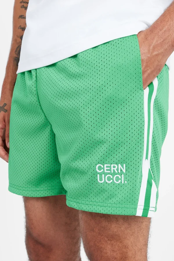 Cernucci Text Mesh Short - Green