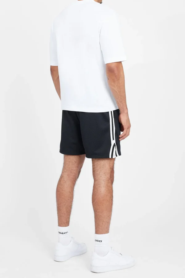 Cernucci Text Mesh Short - Black