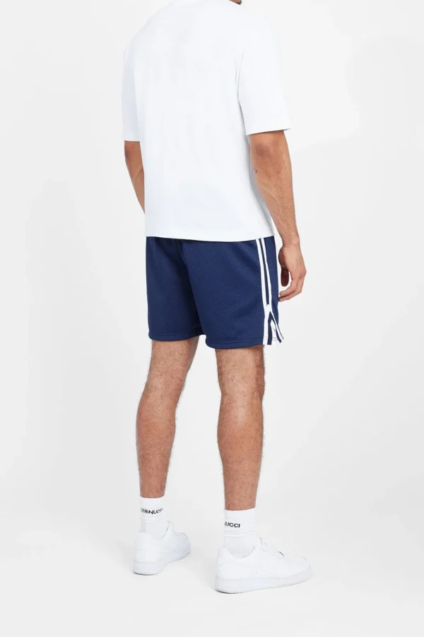 Cernucci Text Mesh Short - Navy