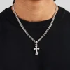 Chunky Cross Polished Cuban Chain - 5mm