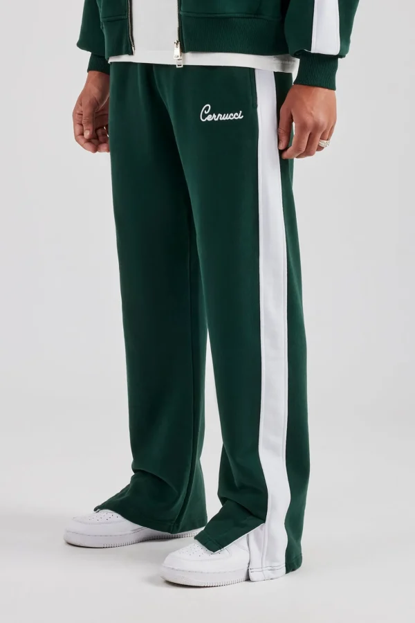 Contrast Panel Jogger - Forest Green