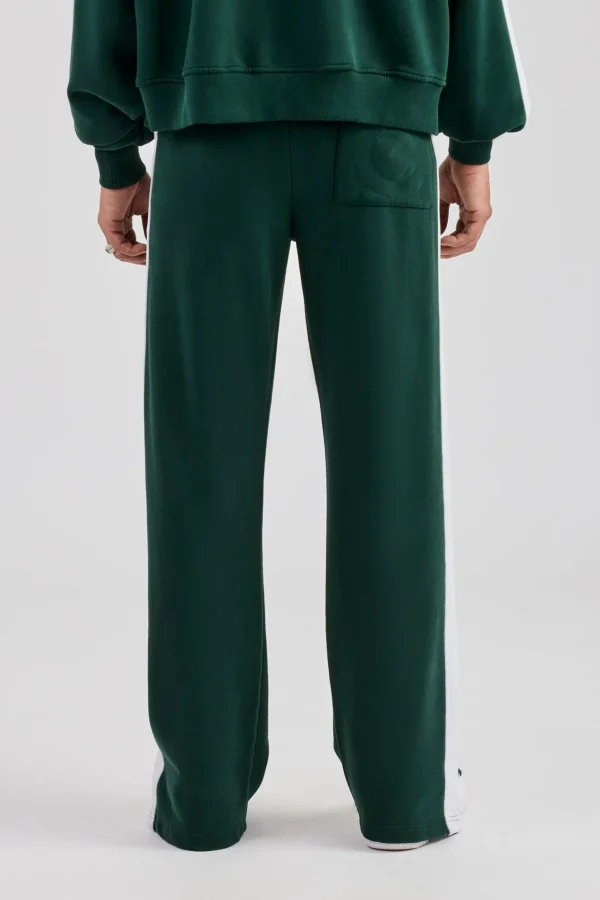 Contrast Panel Jogger - Forest Green