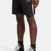 Contrast Panel Shorts - Black