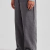 Cord Straight Leg Trouser - Grey