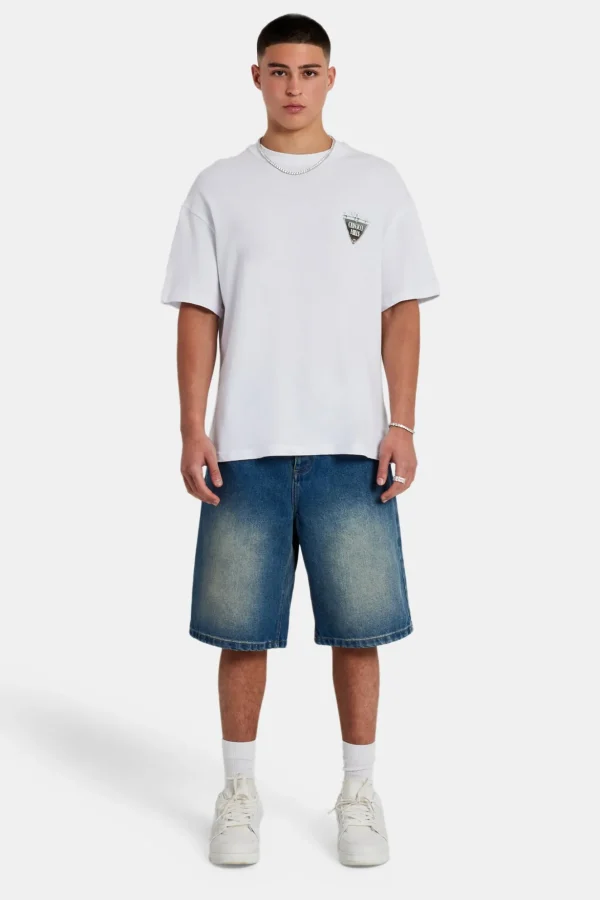 Denim Bermuda Jorts - Antique Wash