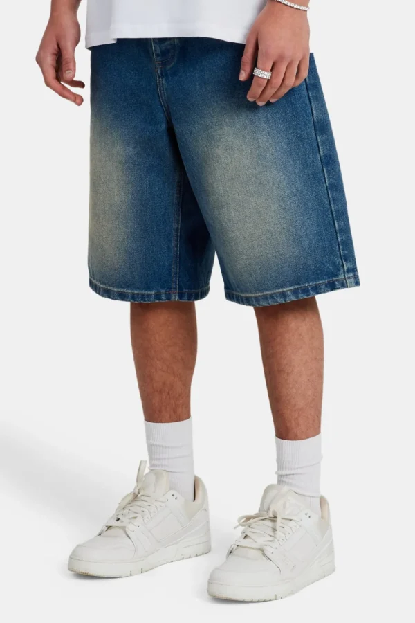 Denim Bermuda Jorts - Antique Wash