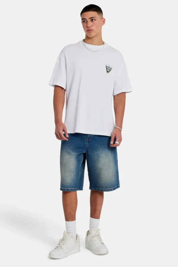 Denim Bermuda Jorts - Antique Wash