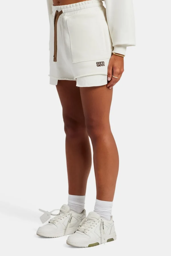 Esportivo Embroidered Short - Off White