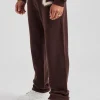 Fluffy Intarsia C Jogger - Chocolate