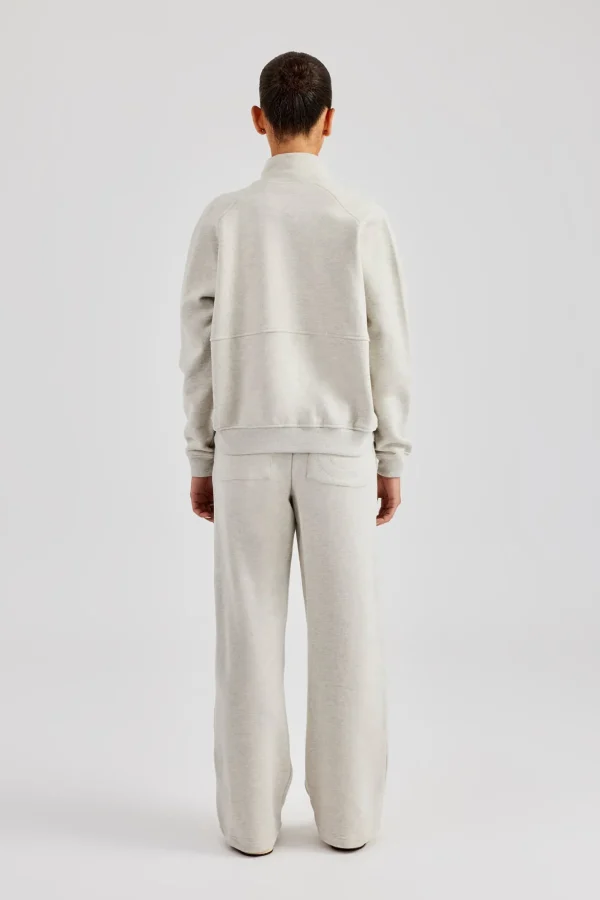 Funnel Neck Zip Through Tracksuit - Ash Grey