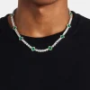 Green Motif Tennis Chain