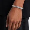 Iced Baguette Tennis Bracelet