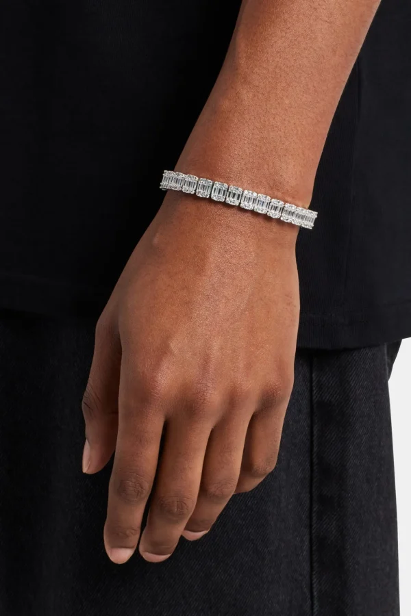 Iced Baguette Tennis Bracelet