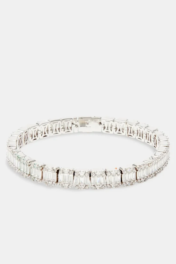 Iced Baguette Tennis Bracelet