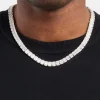 Iced Baguette Tennis Chain