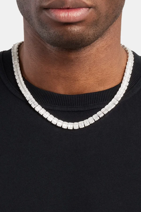 Iced Baguette Tennis Chain