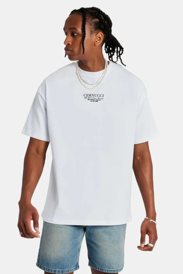 Iced Bally Oversized T-Shirt - White