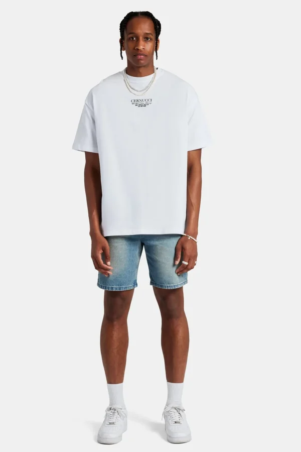 Iced Bally Oversized T-Shirt - White